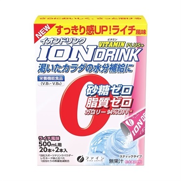 イオンドリンク ビタミンプラス 22包 ライチ風味_-