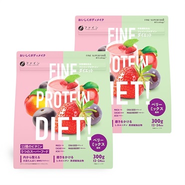 ﾌｧｲﾝﾌﾟﾛﾃｲﾝDIETﾍﾞﾘｰMIX風味300g×2  の画像