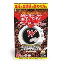 血圧が高めの方の血圧を下げるﾌｧｲﾝｺｰﾋｰW (機能性表示食品) 30杯分