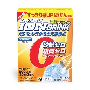 亜鉛プラス 22本みかん風味  の画像