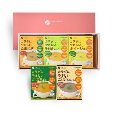 （ギフト箱入り）LOHASOUP  5箱セット  の画像