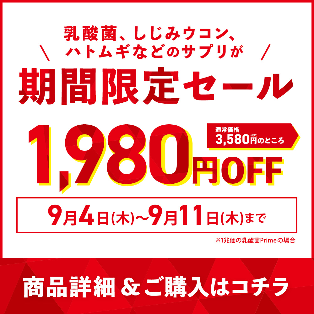 「Primeシリーズセール」開催中！9月11日(木) 23:59まで