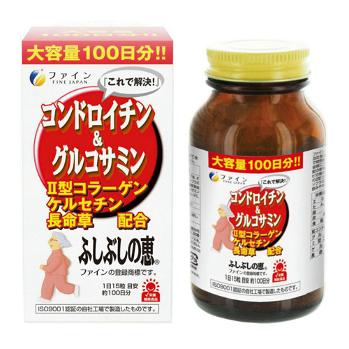 コンドロイチン＆グルコサミン ふしぶしの恵 お徳用 100日分