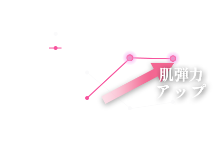 肌弾力の測定結果 肌弾力アップ