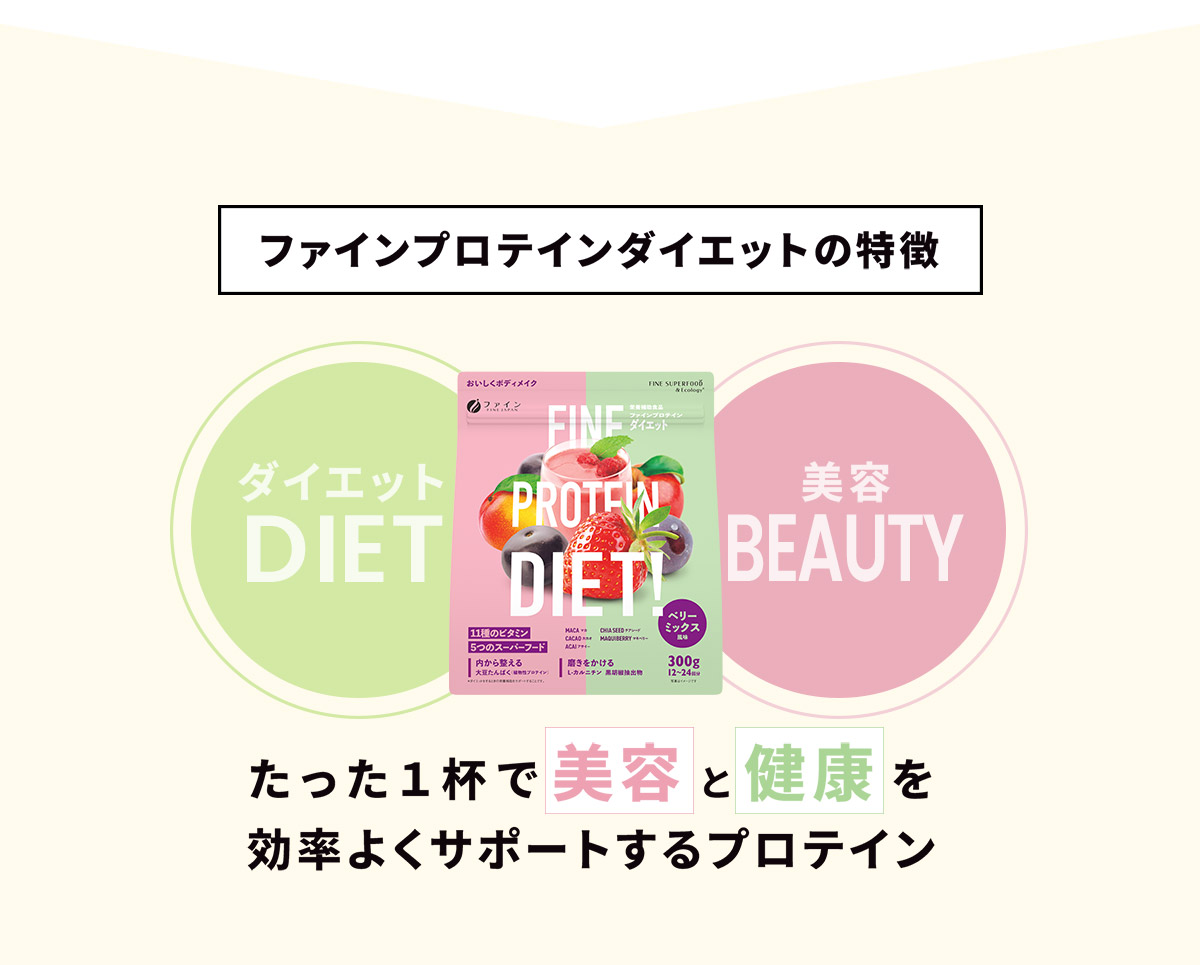 プロテインで効率的にタンパク質を摂ることが重要！